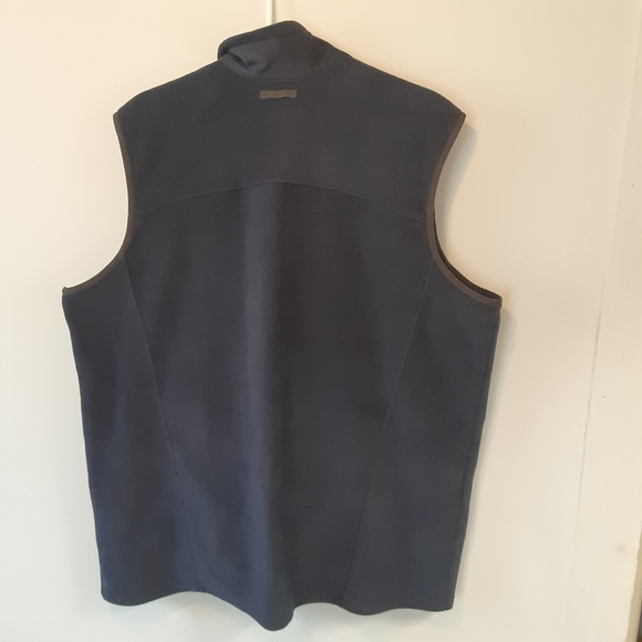EDDIE BAUER FLEECE FULL ZIP VEST '08 ATLANTIC BLUE MENS SIZE XL TALL ( TXL)  EUC - Picture 5 of 11